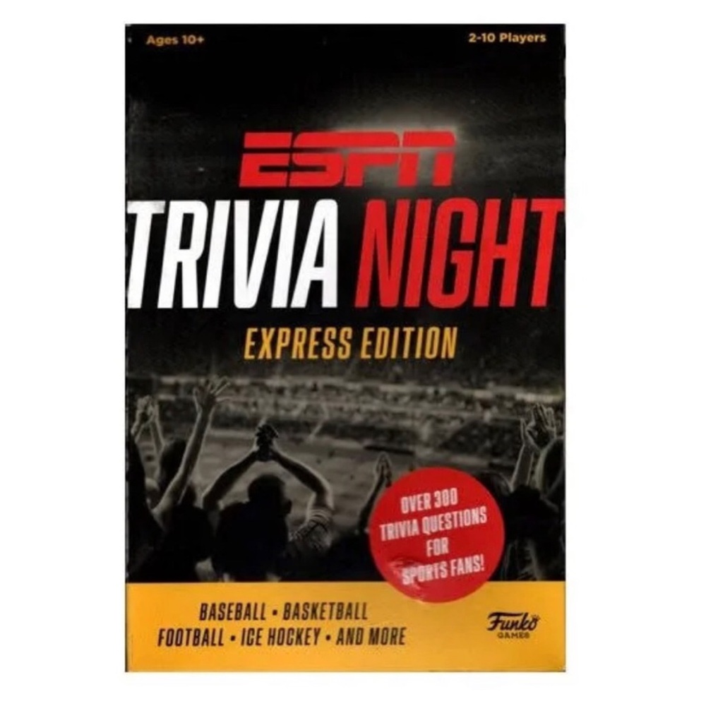 Funko Games ESPN Trivia Night Express Edition Trivia Game For 2-10 Players